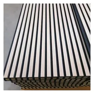 Best Price 3D Decorative Polyester Fiber Acoustic Wood Slat Panel