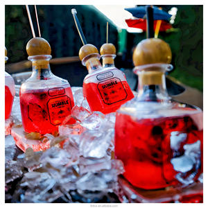 Bouteilles de boissons vides <span class=keywords><strong>Patron</strong></span> Tasses à liqueur réutilisables Mini bouteilles de tequila <span class=keywords><strong>Patron</strong></span> en plastique avec paille - Product Image 5