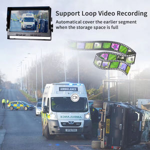 9 pouces 4CH écran DVR moniteur 1080P AHD caméra de recul sans fil système de recul de <span class=keywords><strong>voiture</strong></span> pour véhicule universel - Product Image 4