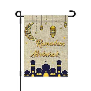 Drapeau de jardin extérieur personnalisé 12x18 double face pour la promotion de votre entreprise, avec impression par sublimation de votre propre logo ou texte - Product Image 6