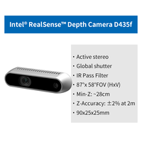 Nouveaux produits 2024, caméra de profondeur réelle Intel realSense D435F, caméra de profondeur 3D