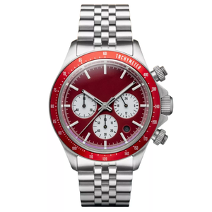 Montre de sport de plein air en acier inoxydable 316, cadran chronographe panda, verre saphir, quartz, montre de plongée, montre luminescente - Product Image 6