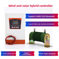 Nouvelle vente chaude 24V 48V vent 1000W photovoltaïque 1200W MPPT contrôleur de Charge hybride solaire éolien