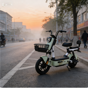 Bicicletas Eléctricas para Adultos al por Mayor, Motor sin Escobillas de 350W con Freno de Tambor, Controlador Silencioso de 6 Tubos, Neumáticos de Vacío de 14 Pulgadas. - Product Image 1