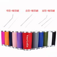 Meilleure vente transfrontalière : Gobelet de voiture 20 oz à double paroi, isolé sous vide, performance thermique 6-12h, design moderne et minimaliste