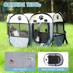 SENCONE Portable parc <span class=keywords><strong>pour</strong></span> animaux <span class=keywords><strong>de</strong></span> compagnie pliable <span class=keywords><strong>chien</strong></span> exercice stylo tente intérieur extérieur voyage Camping utilisation chat maison aire <span class=keywords><strong>de</strong></span> <span class=keywords><strong>jeux</strong></span> <span class=keywords><strong>pour</strong></span> chiot - Product Image 6