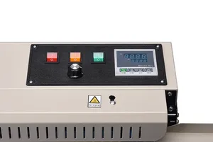 Scelleuse à chaud horizontale automatique de <span class=keywords><strong>film</strong></span> plastique Machine à sceller les sacs de FR-900 Scelleuse à bande continue électrique pour les canettes de sacs de vêtements - Product Image 3