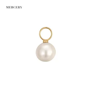 Mercery Forecast Personal isierte Anhänger OEM ODM Pearl Custom Schmuck Zubehör Finden 14K Solid Gold Jewel ri Ohrring Diy Charm