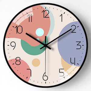 Vòng 8 Inch Đồng Hồ Treo Tường Biểu Tượng Tùy Chỉnh Trang Chủ Trang Trí Đồng Hồ Treo Tường Thời Trang Nhự<span class=keywords><strong>a</strong></span> Hiện Đại Đồng Hồ Treo Tường - Product Image 3