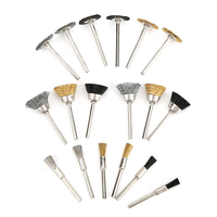 Ensemble de brosses métalliques à poils pour le nettoyage de bijoux