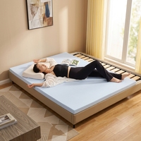 Matelas contemporain écologique respirant en mousse à mémoire de forme à fermeté moyenne
