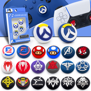Capuchons de manettes en silicone pour <span class=keywords><strong>PS5</strong></span>, PS4 et XBOX - Product Image 1