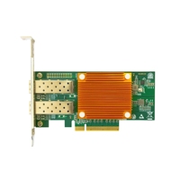 PCIe 10g Tarjeta de red Fot Server Dual Port Fiber 10 Gigabit Ethernet Adapter con Intel 82599es Chip Networking Products NIC