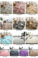 Tapis en peluche épais et antidérapant, moquette de sol en velours doux pour chambre d'enfants, décoration de chevet de la maison, moquette épaisse pour salon