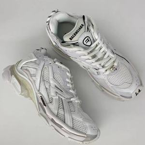 Chaussure de sport décontractée tendance de haute qualité, empeigne en maille tricotée, semelle intermédiaire en maille, semelle extérieure en caoutchouc, pour homme et femme, semelle épaisse, fermeture à lacets - Product Image 6