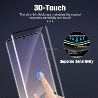 Film transparent de protecteur d'écran en verre trempé de sublimation de Yanchentian 3D pour des téléphones portables de Vivo avec la garde de bord de courbe