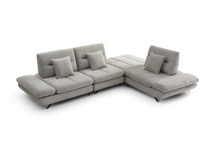 2023 New Style <strong>Sectional</strong> <strong>Sofa</strong> Factory Direct <strong>Gray</strong> Color All Fabric Living Room <strong>Sofa</strong> - Product Image 2