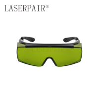 Lunettes de sécurité laser 200-460nm OD6+ 800-1095nm OD7+ Lunettes de protection oculaire laser pour la protection contre les lasers UV, diode bleue et à fibre optique