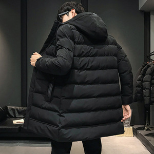 Chaqueta <span class=keywords><strong>de</strong></span> invierno para <span class=keywords><strong>hombre</strong></span>, además <span class=keywords><strong>de</strong></span> capucha gruesa larga y cálida, chaqueta Parkas para <span class=keywords><strong>hombre</strong></span>, prendas <span class=keywords><strong>de</strong></span> vestir <span class=keywords><strong>de</strong></span> otoño, trajes, abrigo largo clásico a prueba <span class=keywords><strong>de</strong></span> viento. - Product Image 4