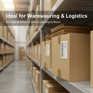 Etiquetas de precio personalizadas de papel encerado para ropa, etiquetas de hombro, pegatinas y etiquetas de hombro con línea azul para prendas de vestir - Product Image 6