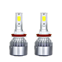 Phare de voiture à LED C6, phare de voiture à LED 20W, faisceau haut et bas intégré, ampoule de phare de voiture modifiée, mise à niveau de l'éclairage