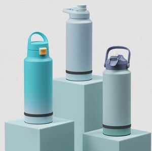 Large-capacity Stainless Steel Water <b>Bottle</b> with Lid - Fitness and Exercise Water <b>Bottle</b> - Product Image 2