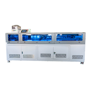 เครื่องให้ทิปโอเชียนสองหัวมอเตอร์1.8KW สำหรับถุงของขวัญเชือกแบบไม่ยืดหยุ่นและเชือกผูกรองเท้าทำให้มีความเร็วสูง - Product Image 6