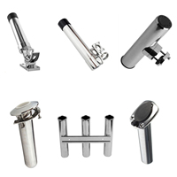 Accessoires de bateau réglable 316 en acier inoxydable support de canne à pêche encastré nouvel état pour Yacht de matériel marin