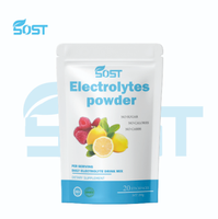 Electrolyte Powder Sachets Sugar Free Hydration Solution with Real Pink Himalayan Salt