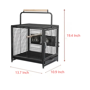 Portador <span class=keywords><strong>de</strong></span> viaje <span class=keywords><strong>para</strong></span> pájaros portátil personalizable directo <span class=keywords><strong>de</strong></span> fábrica con asa y percha <span class=keywords><strong>de</strong></span> <span class=keywords><strong>madera</strong></span> <span class=keywords><strong>para</strong></span> veterinarios y viajes - Product Image 2