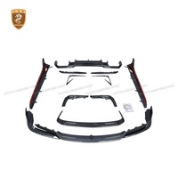 Kit de Carrocería de Fibra de Carbono Estilo P-techz para BMW M8 F93 Competition, Mejora Exterior, Alerón Delantero, Canards, Difusor Trasero