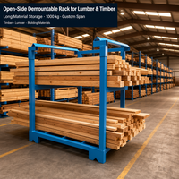 Étagère de stockage industrielle robuste en acier laminé à froid pour entrepôt, avec cadre de rangement multi-styles et plateforme grillagée ouverte, anti-rouille