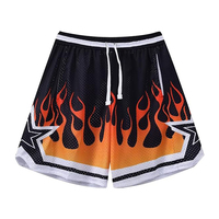 Short en maille personnalisé de basket-ball pour jeunes en gros pour hommes