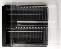 Boîte de rangement et d'expédition en PVC ESD avec couvercle pour 1x50 cartouches de RAM SODIMM DDR2/DDR3 et DDR4