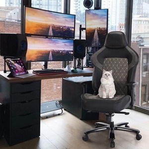 <span class=keywords><strong>Chaise</strong></span> de <span class=keywords><strong>gaming</strong></span> Anji DDP, <span class=keywords><strong>chaise</strong></span> de bureau ergonomique pour PC, grande et haute, pour longues heures de travail, marron - Product Image 2