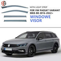 Déflecteurs de vitres latérales pour VW Passat Variant MK6 MK7 MK8 2006-2022, pare-soleil, déflecteur de vent, protection contre la pluie