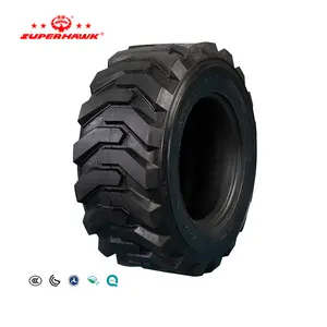 HAWKWAY solid rubber 10-16.5 12-16.5 14-17.5 15-19.5 Skid Steer Industrial Tyre with cheap price