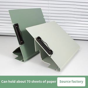 New Design A4 Size Desktop Thickened Foam PP Foldable Clipboard Business Office Contract Folder PP <b>File</b> <b>Paper</b> Storage Folder - Product Image 3