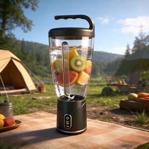 Mini-presse-agrumes électrique sans fil 1000 ml, portable, rechargeable par USB, avec hachoir pour la maison et l'extérieur - Product Image 1