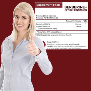 Cápsulas de Berberina OEM, Canela de Ceilán, Clorhidrato de Berberina, Suplementos para el Metabolismo, Cápsulas de Berberina - Product Image 2