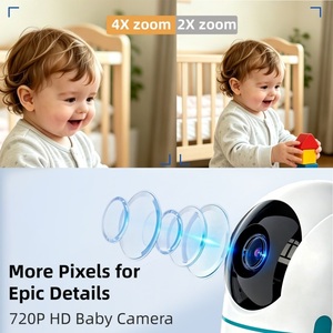 Moniteur vidéo et <span class=keywords><strong>audio</strong></span> portable pour bébé avec écran IPS de 6 pouces, sécurité sans WiFi, vision nocturne claire, mode VOX, portée de 1000 pieds, communication bidirectionnelle, pour maman - Product Image 4