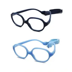 High End Children Safety Flexible Cheap Eye Glass Frames Optical Glasses for Kids Baby Eyeglass Frame 12 OEM Service TR90 Solid