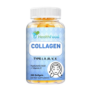 Gélules de collagène de bonne qualité favorisant la flexibilité des articulations, la digestion saine avec supplément alimentaire au sodium pour adultes - Product Image 1