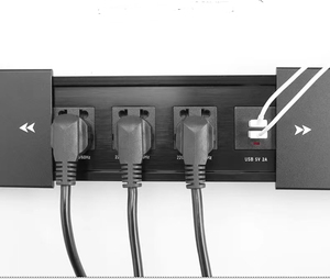 Presa Elettrica Universale Internazionale Smart da Tavolo con Copertura Scorrevole - Product Image 5