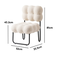 Ensemble de canapés en forme de U au design nordique moderne avec structure métallique et rembourrage, mobilier de salon pour villa, bureau, hall, appartement, hôtel