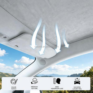 Pare-soleil électrostatique en stock UE pour Tesla Model 3 Highland, pare-soleil en Alcantara pour toit vitré, isolation UV et thermique - Product Image 6