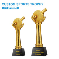 Trophée en métal moderne et minimaliste, personnalisable et créatif, technique de moulage sous pression, design double face, prend en charge la production en petites séries