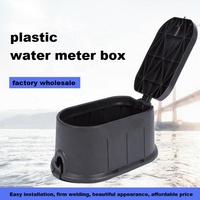 Boîte en plastique pour mètre d'eau, accessoires de mesure d'eau numérique, DN15