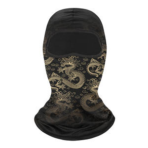 Balaclava de cyclisme tendance chinoise, <span class=keywords><strong>masque</strong></span> de <span class=keywords><strong>ski</strong></span> intégral à un trou pour le vélo, les sports de plein air, protection contre le vent et le soleil - Product Image 1