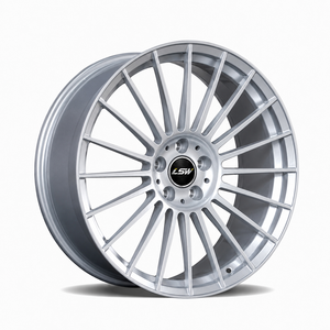 ล้อแม็กซ์อัลลอยด์สีเงินแบบหลายก้าน รุ่น LS8158 ขนาด 18x8.5 19x9.0 20x9.5 5x112 5x114.3 เหมาะสำหรับรถยนต์เมอร์เซเดสเบนซ์ E-Class S-Class และบีเอ็มดับเบิลยู ซีรีส์ 5 - Product Image 1